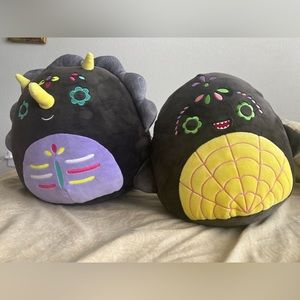 Squishmallows Oceana the Shark And Tetero11" Day of the Dead Squad Stuffed Plush